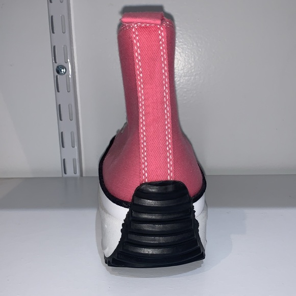 FUCHSIA HIGH TOP CANVAS SNEAKERS - Picture 6 of 6